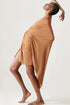 Jersey Short Cape Dress Rust XS S M L